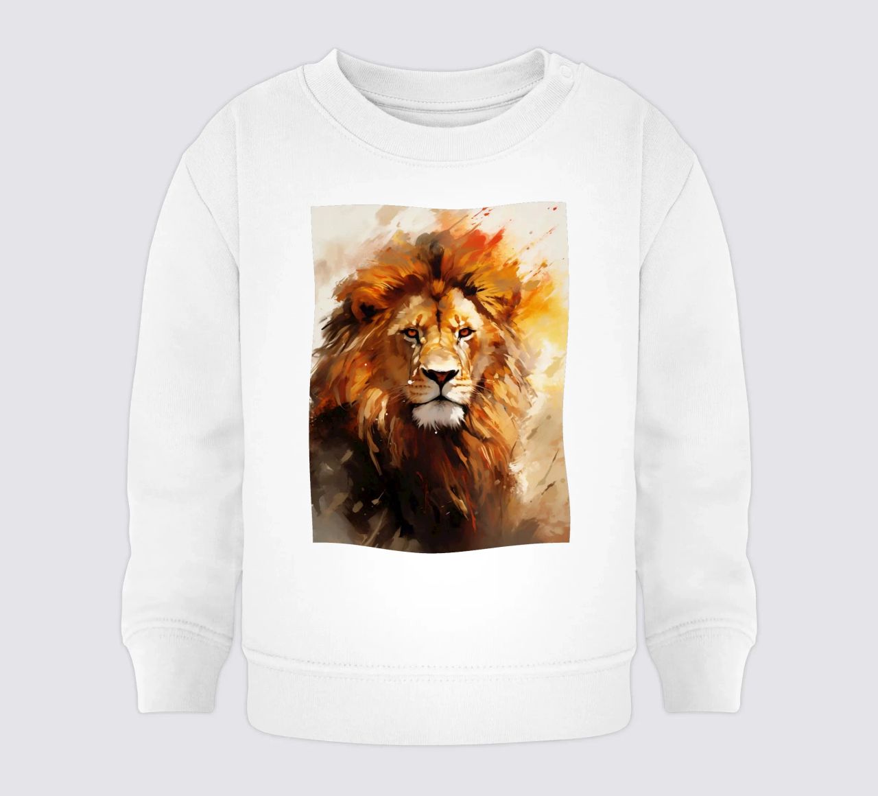 Lion Abstract 2 felpa neonato da Mateo