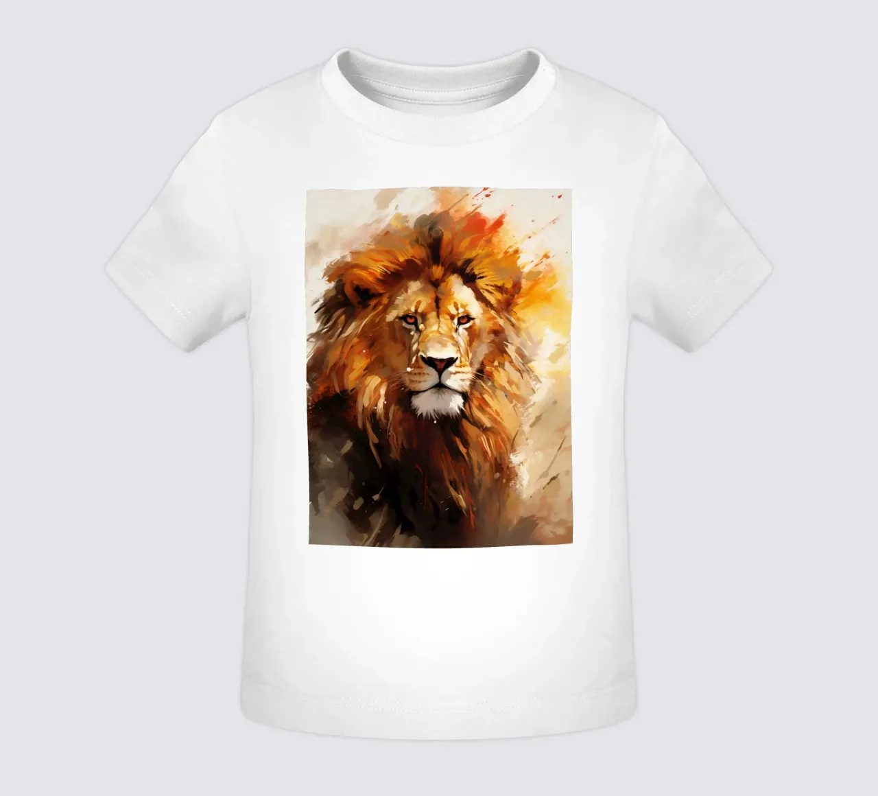 Lion Abstract 2 maglietta neonato da Mateo