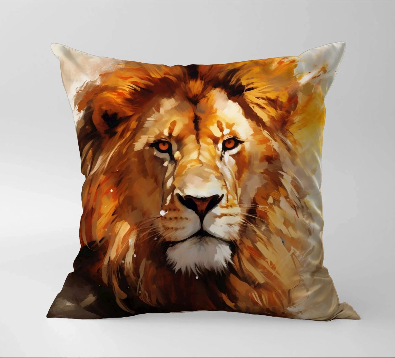 Lion Abstract 2 cuscino da Mateo