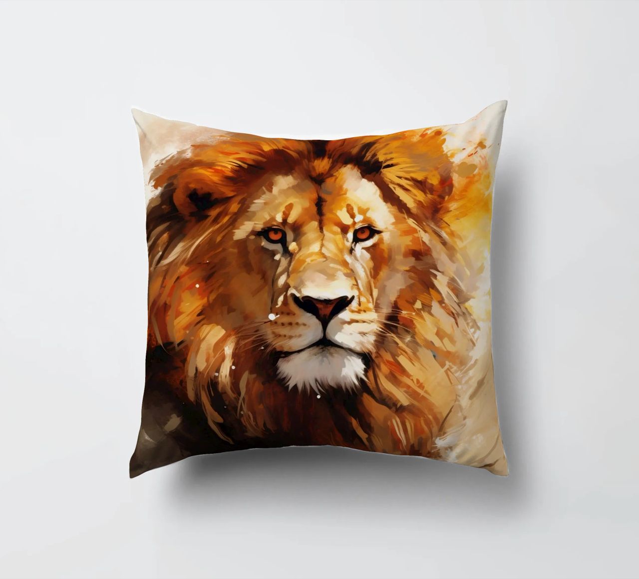Lion Abstract 2 cuscino da Mateo