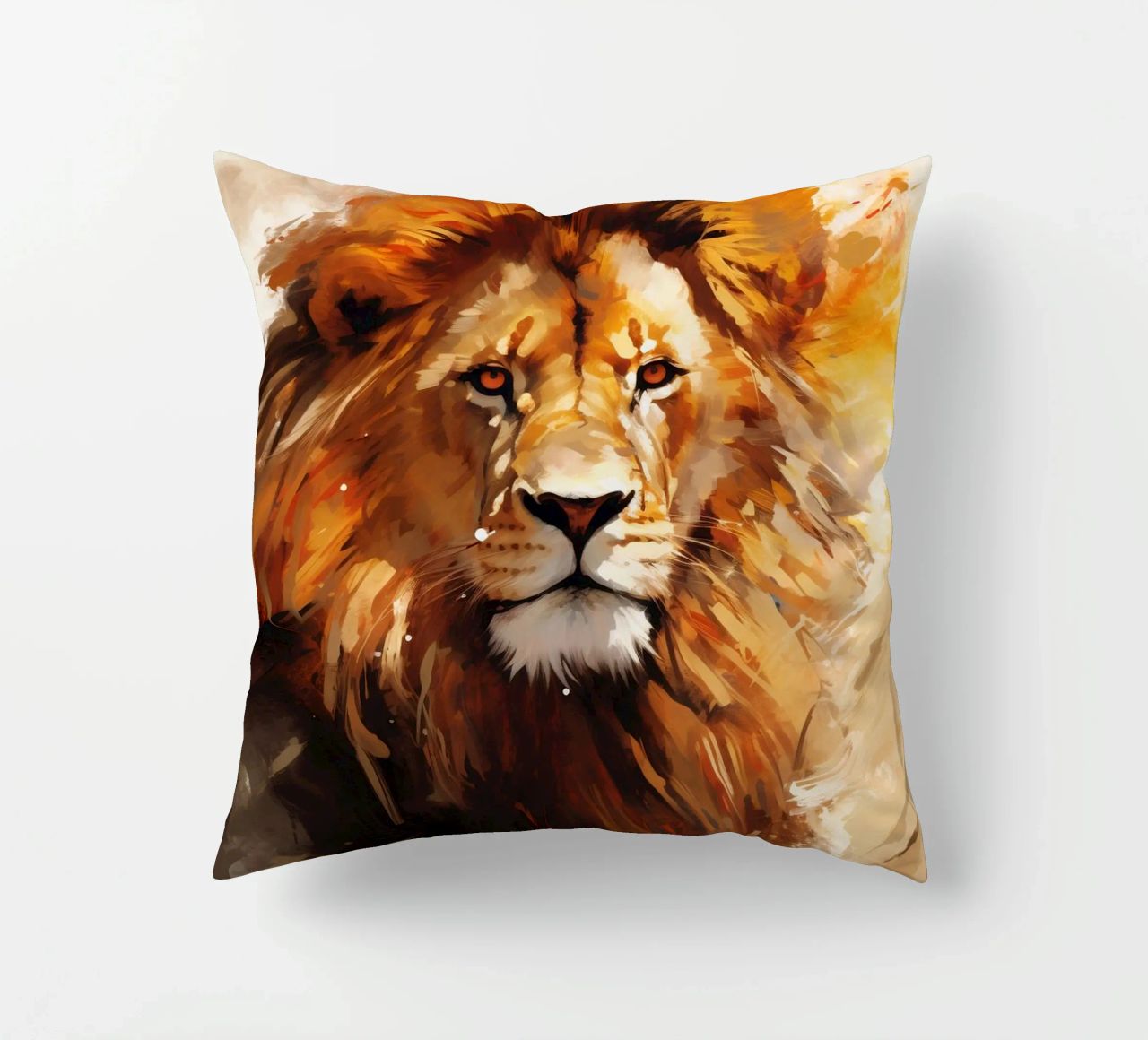 Lion Abstract 2 cuscino da Mateo
