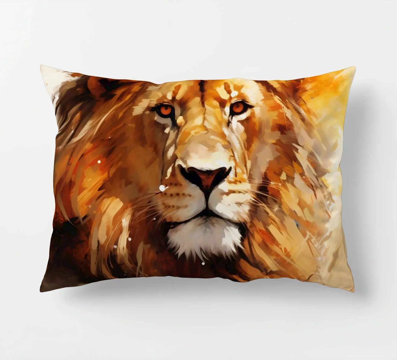 Lion Abstract 2 cuscino da Mateo