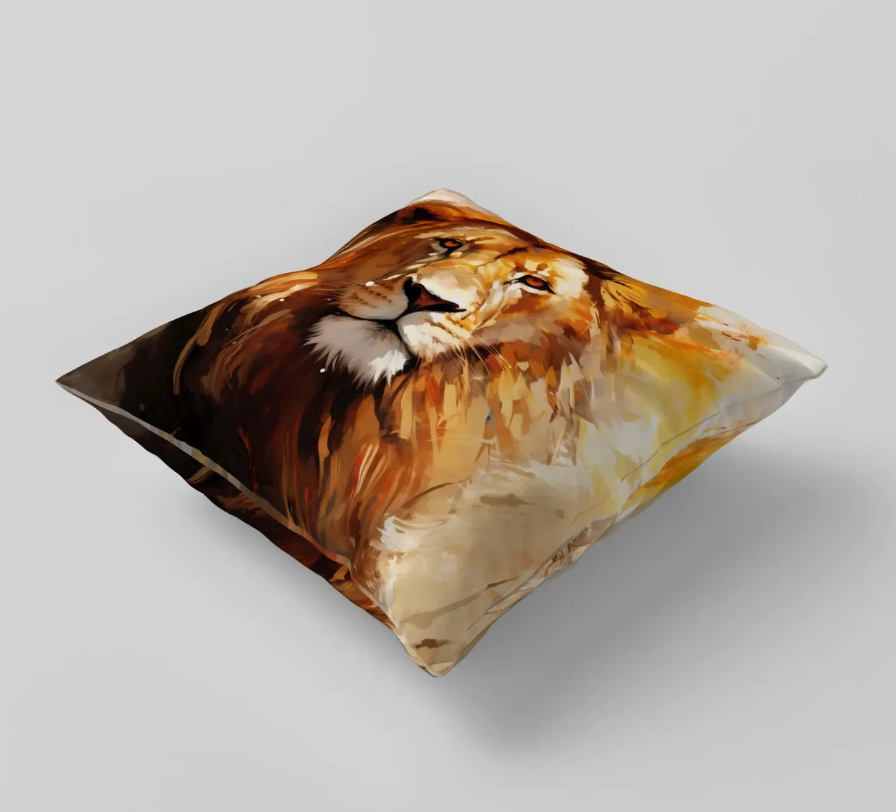Lion Abstract 2 cuscino da Mateo