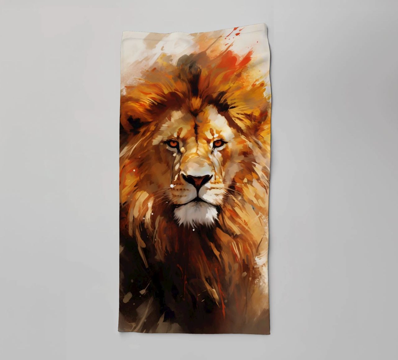 Lion Abstract 2 asciugamano da bagno da Mateo