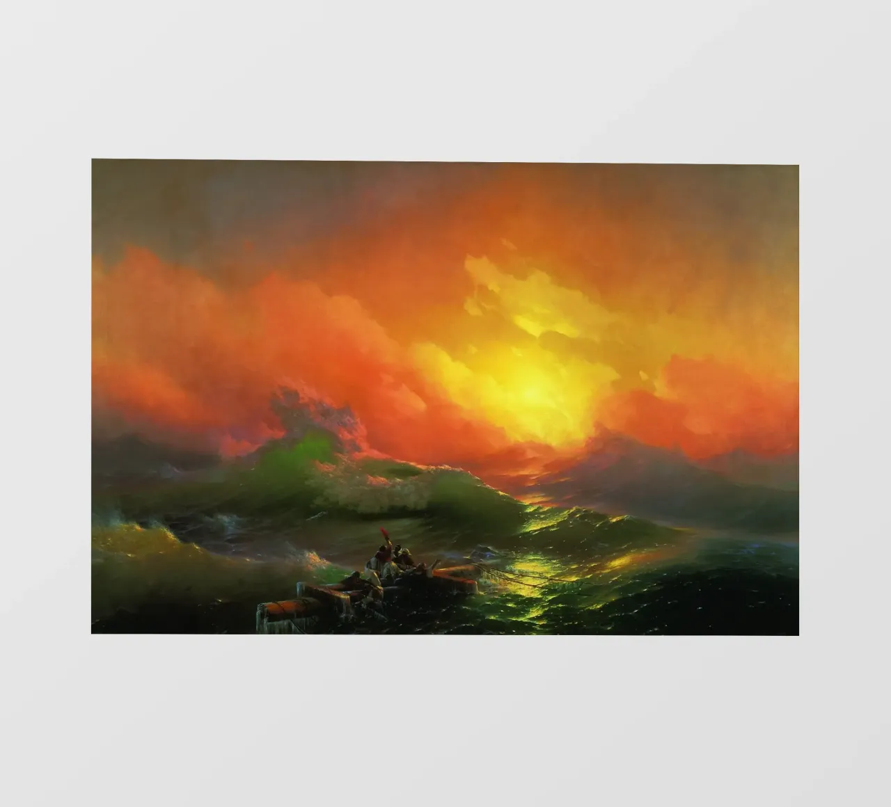 Ivan Aivazovsky - La nona onda pellicola backlit da William Store