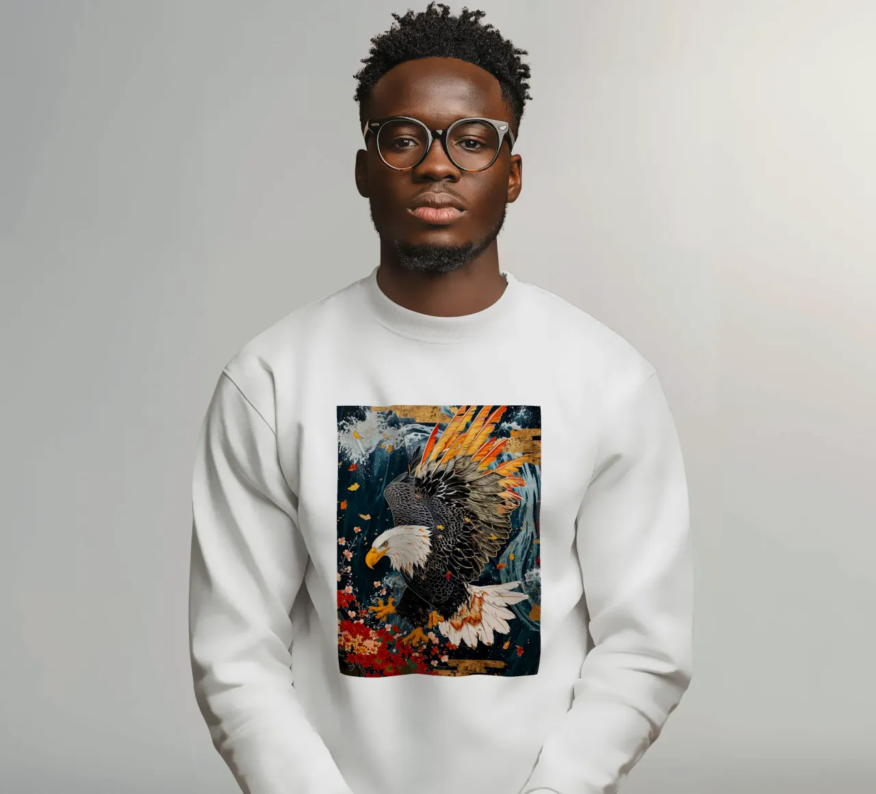 Eagle Abstract felpa da Mateo