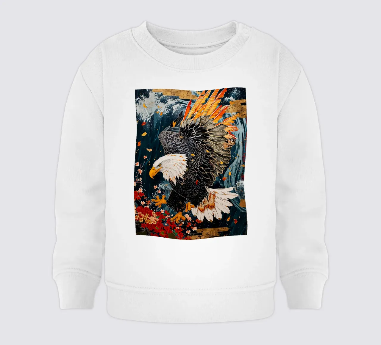 Eagle Abstract felpa neonato da Mateo