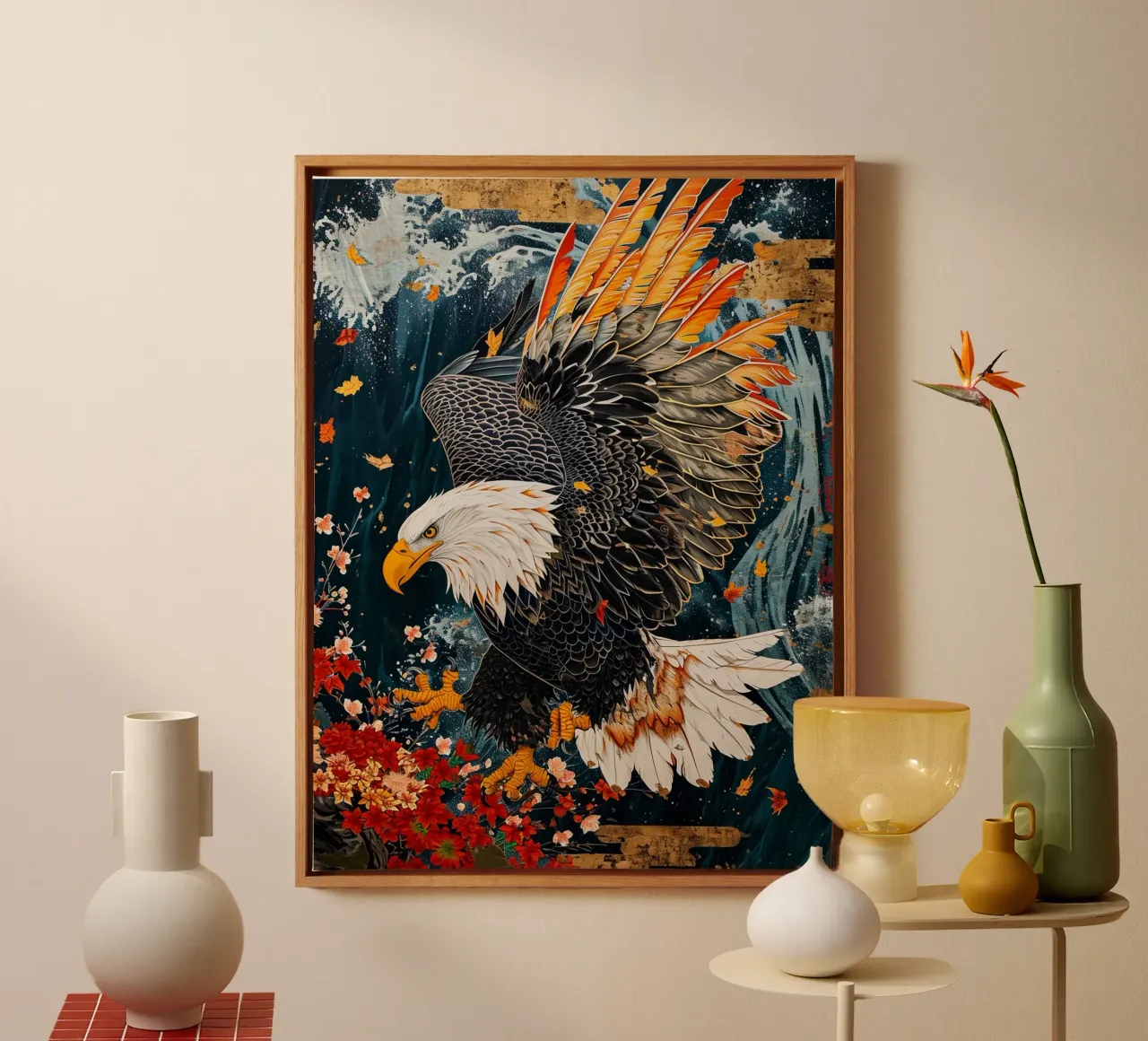 Eagle Abstract tela da Mateo