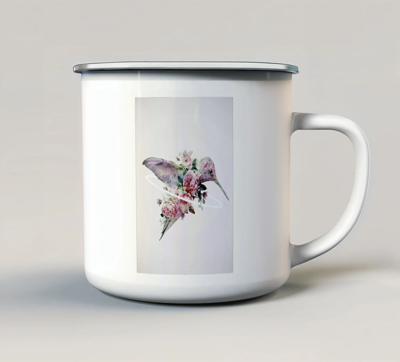 Kolibri tazza in smalto da Dániel Taylor