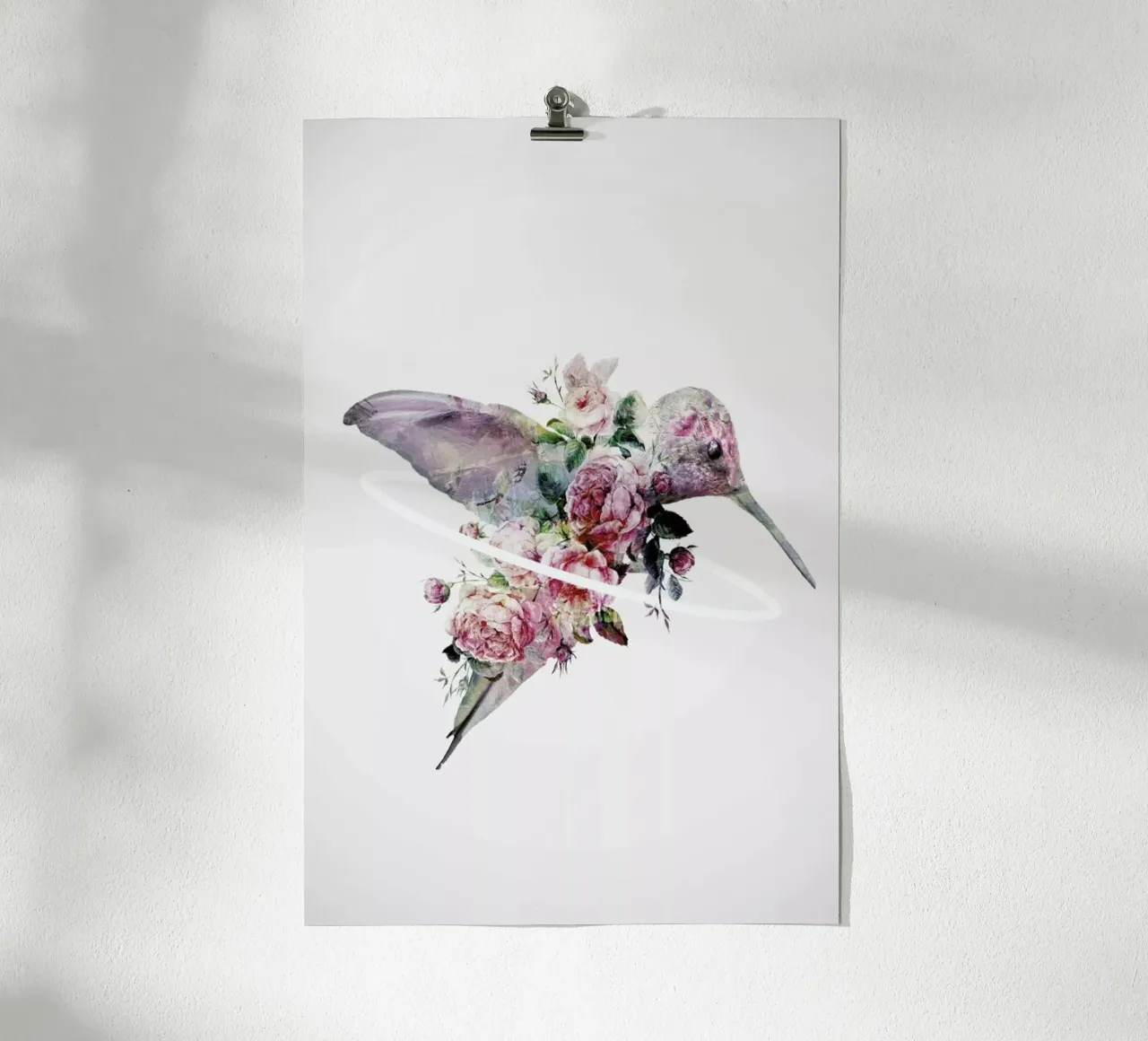Kolibri poster con telaio in alluminio da Dániel Taylor