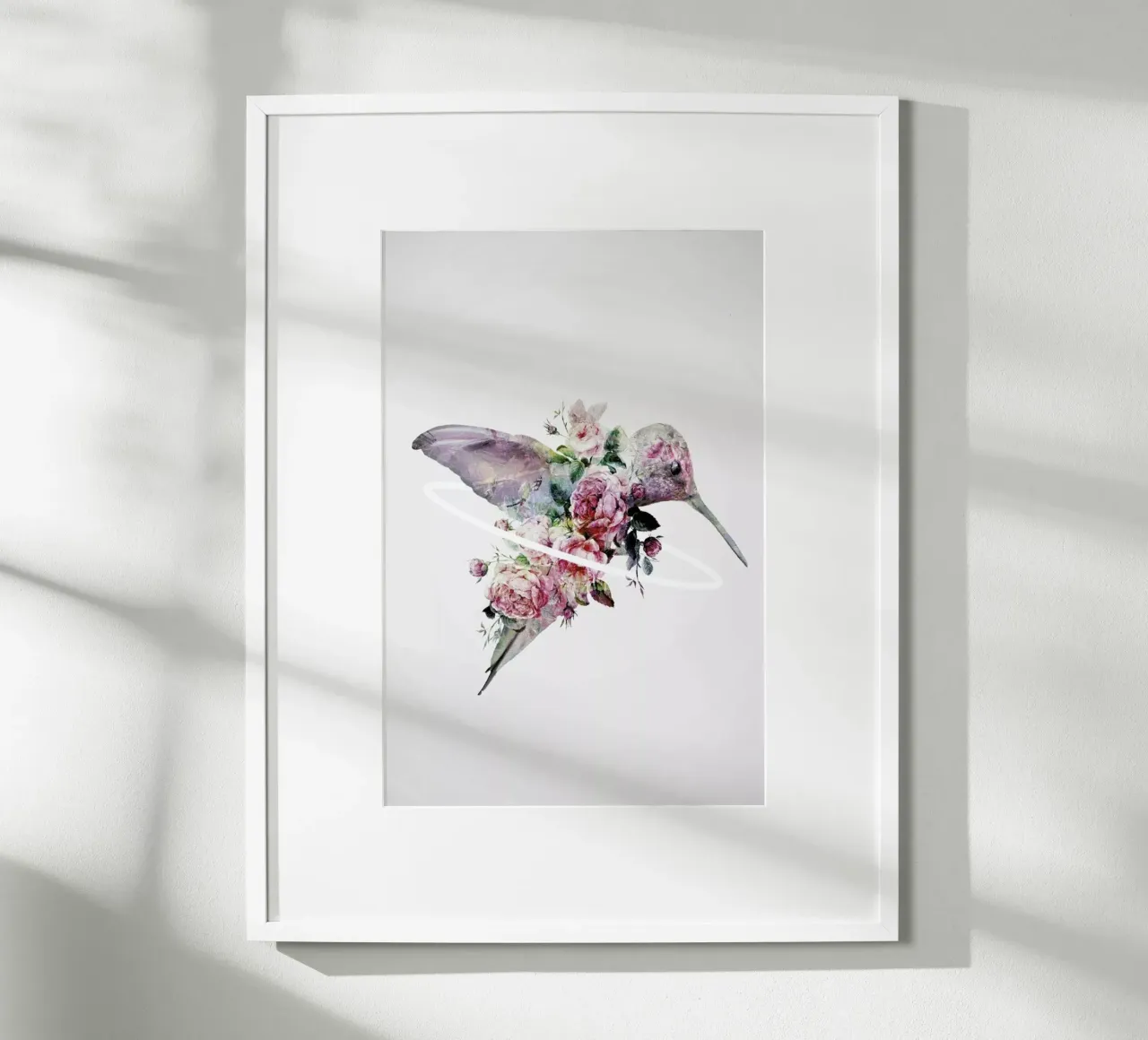 Kolibri poster con telaio in alluminio da Dániel Taylor
