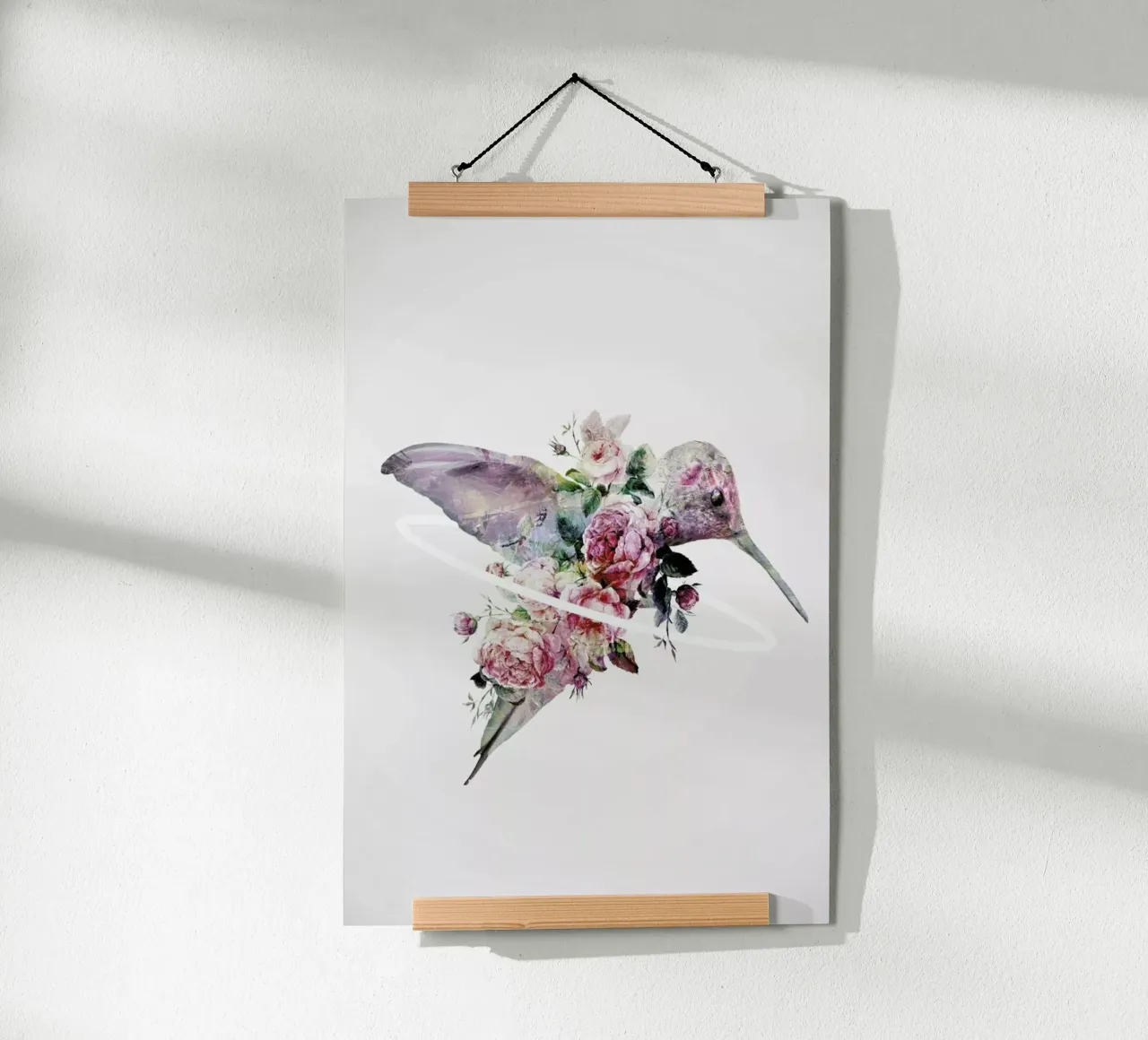 Kolibri poster con telaio in alluminio da Dániel Taylor