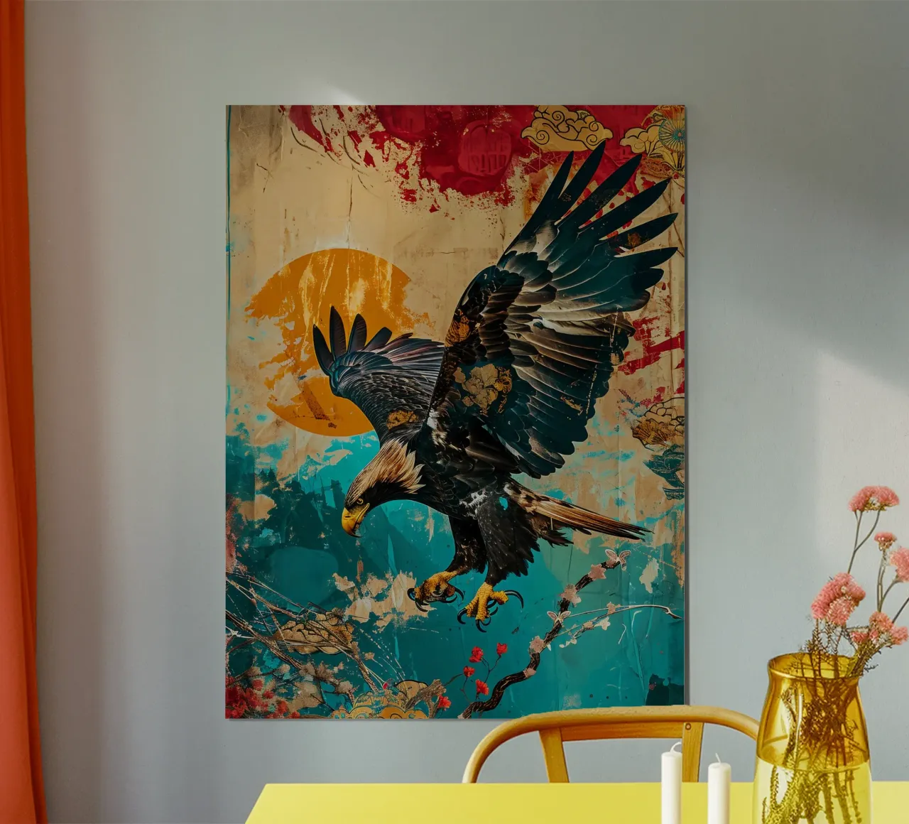 Eagle Abstract 2 poster da Mateo