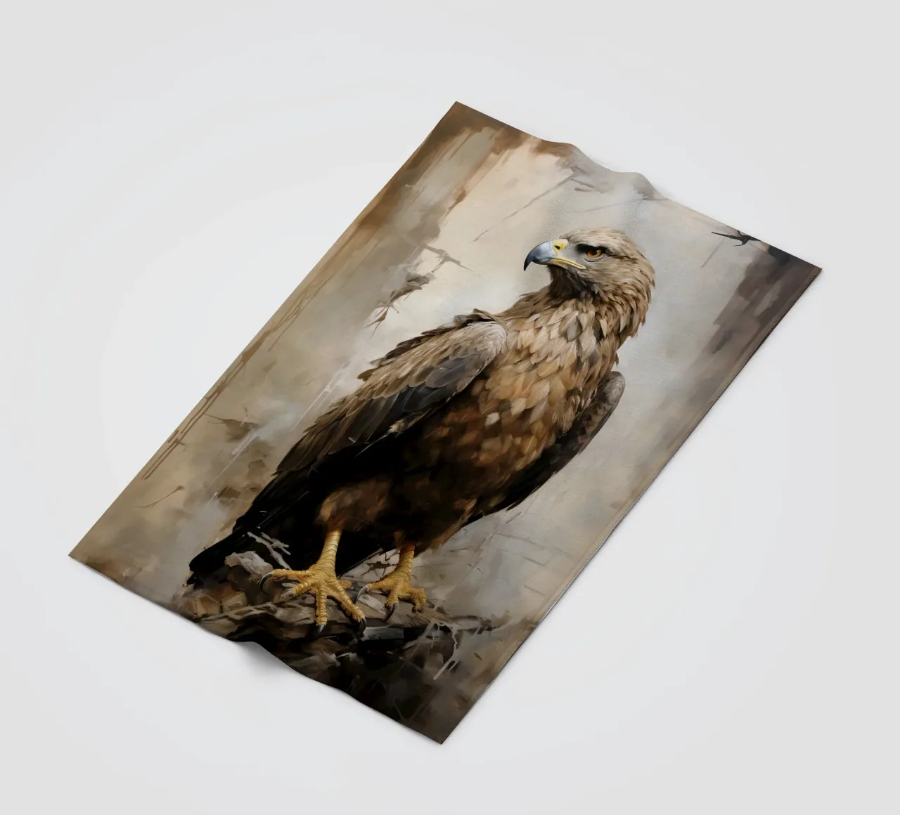 Eagle Abstract 3 coperta in pile da Mateo