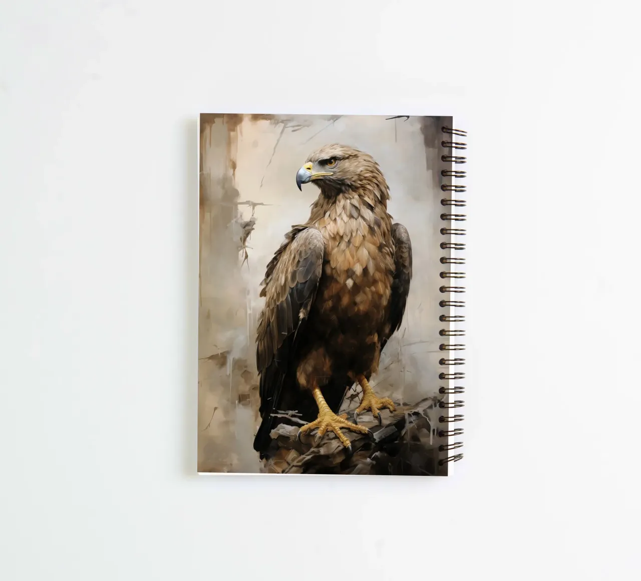 Eagle Abstract 3 spiral notebook by Mateo