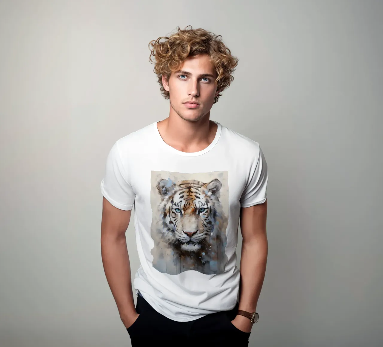 Tiger Abstract 2 t-shirt da Mateo