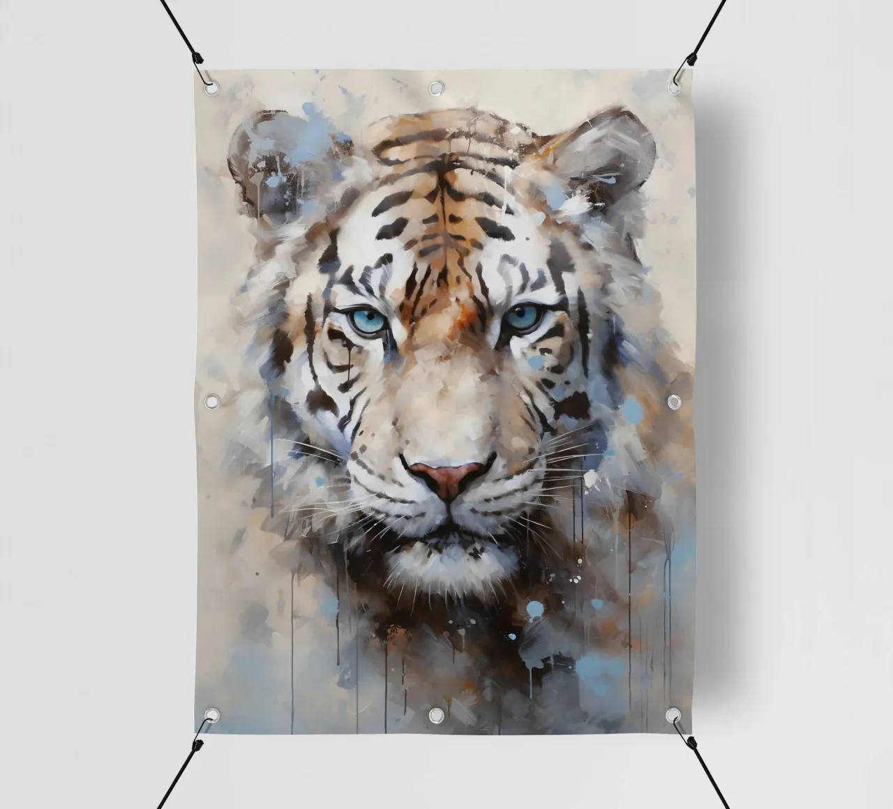 Tiger Abstract 2 telo in pvc da Mateo