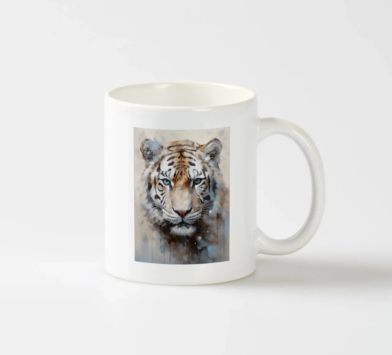 Tiger Abstract 2 tazza in ceramica da Mateo