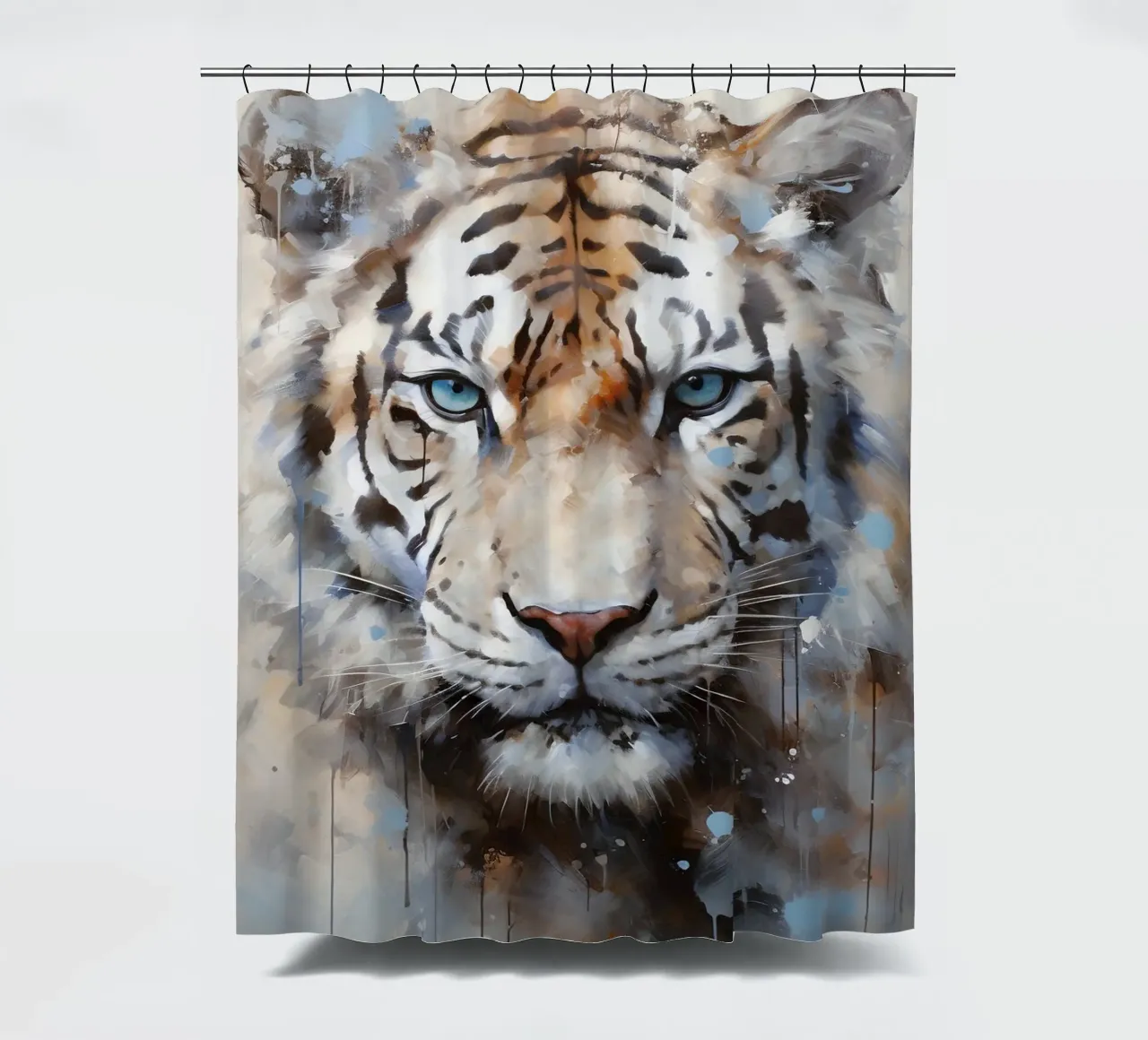 Tiger Abstract 2 tenda da doccia da Mateo
