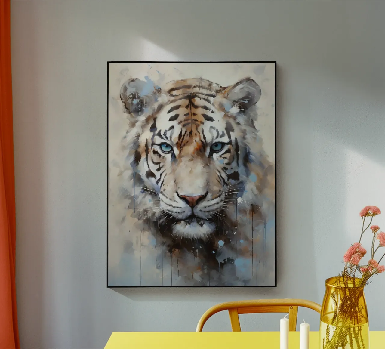 Tiger Abstract 2 plexiglass da Mateo