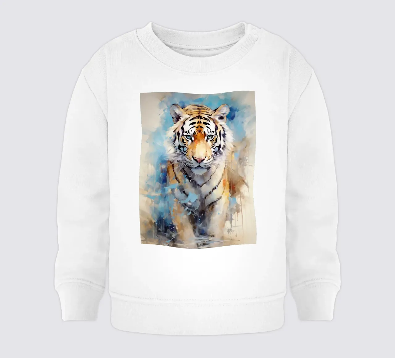 Tiger Abstract 3 felpa neonato da Mateo
