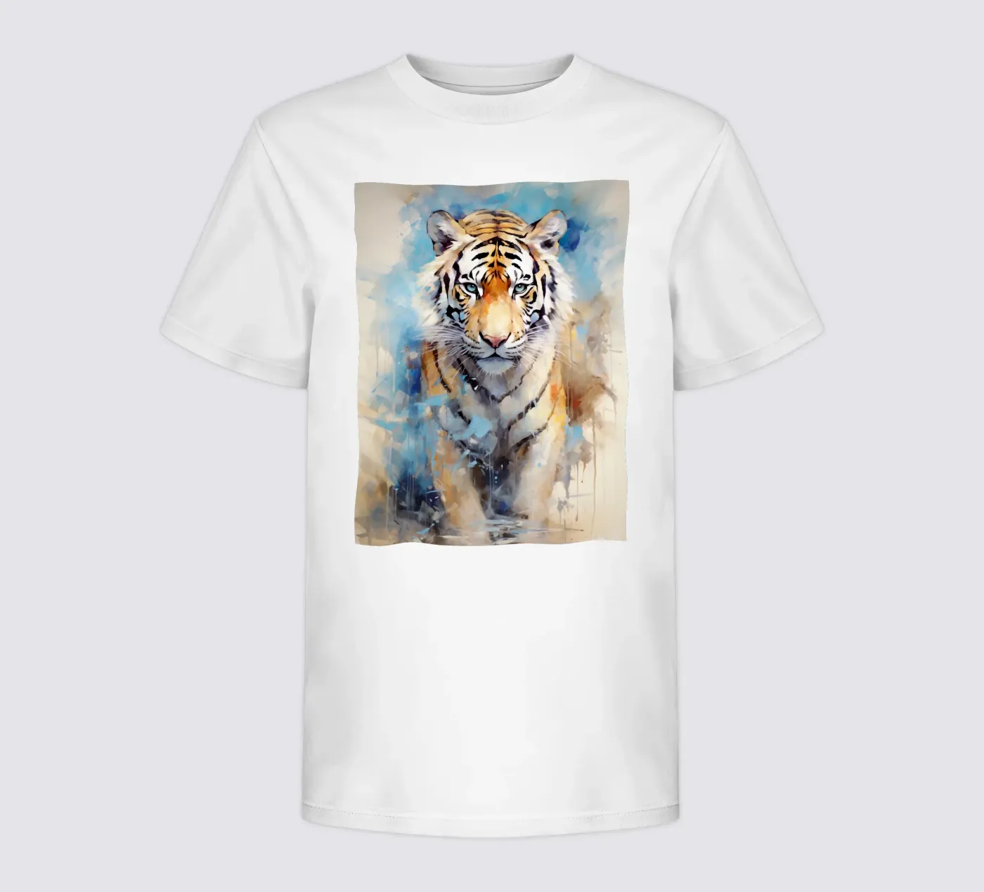 Tiger Abstract 3 t-shirt bambini da Mateo
