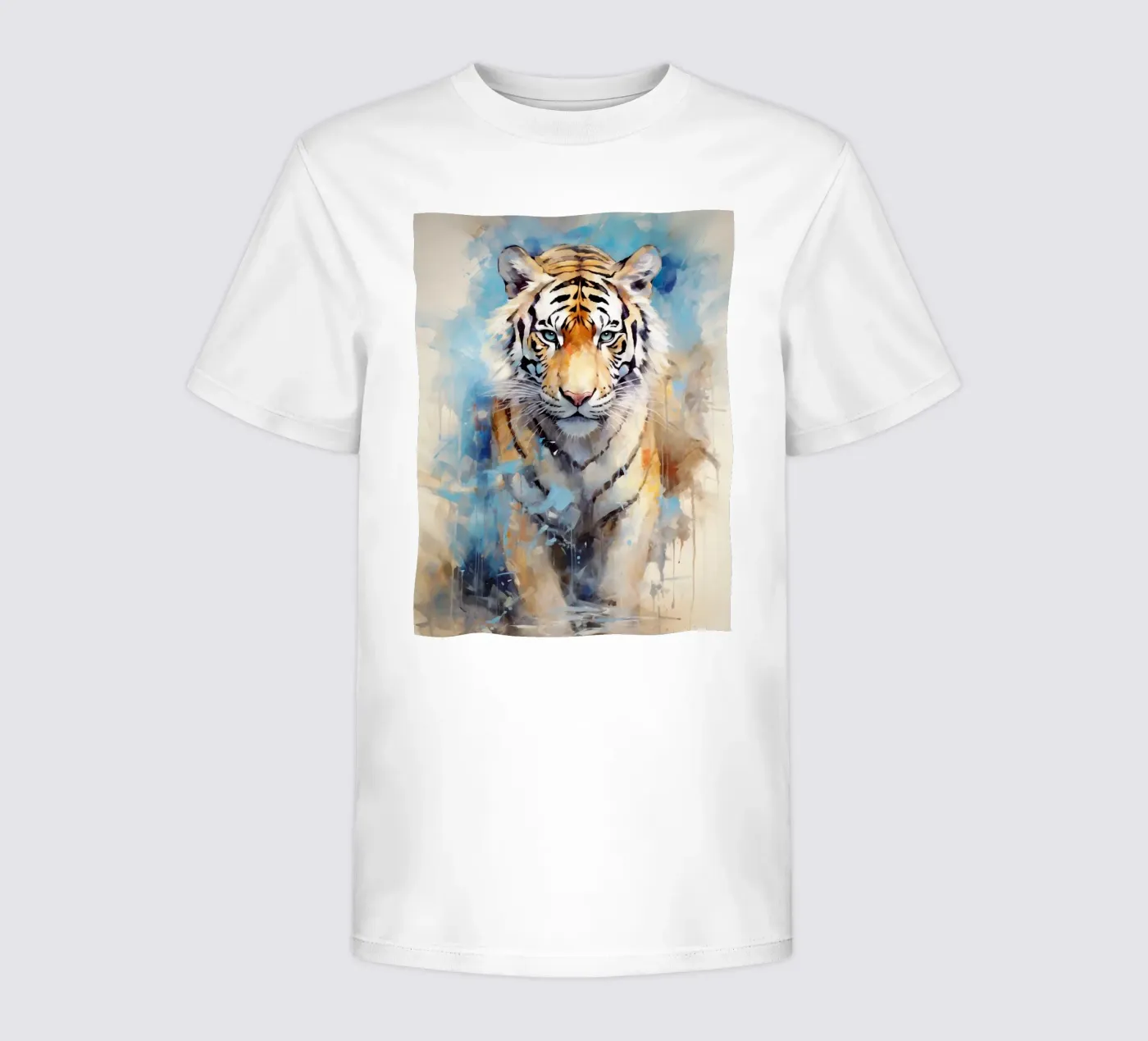 Tiger Abstract 3 t-shirt bambini da Mateo
