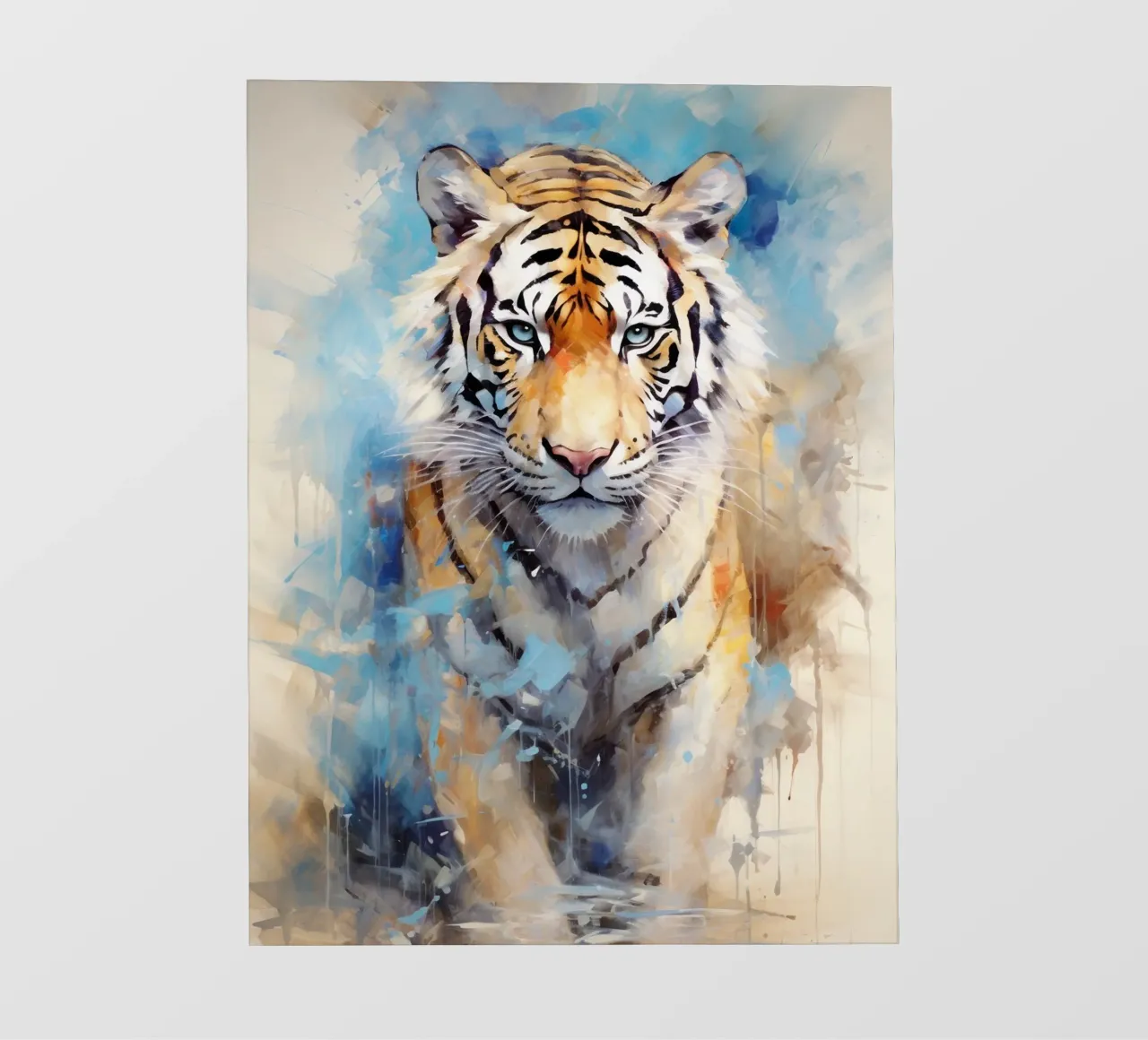 Tiger Abstract 3 telo in pvc da Mateo