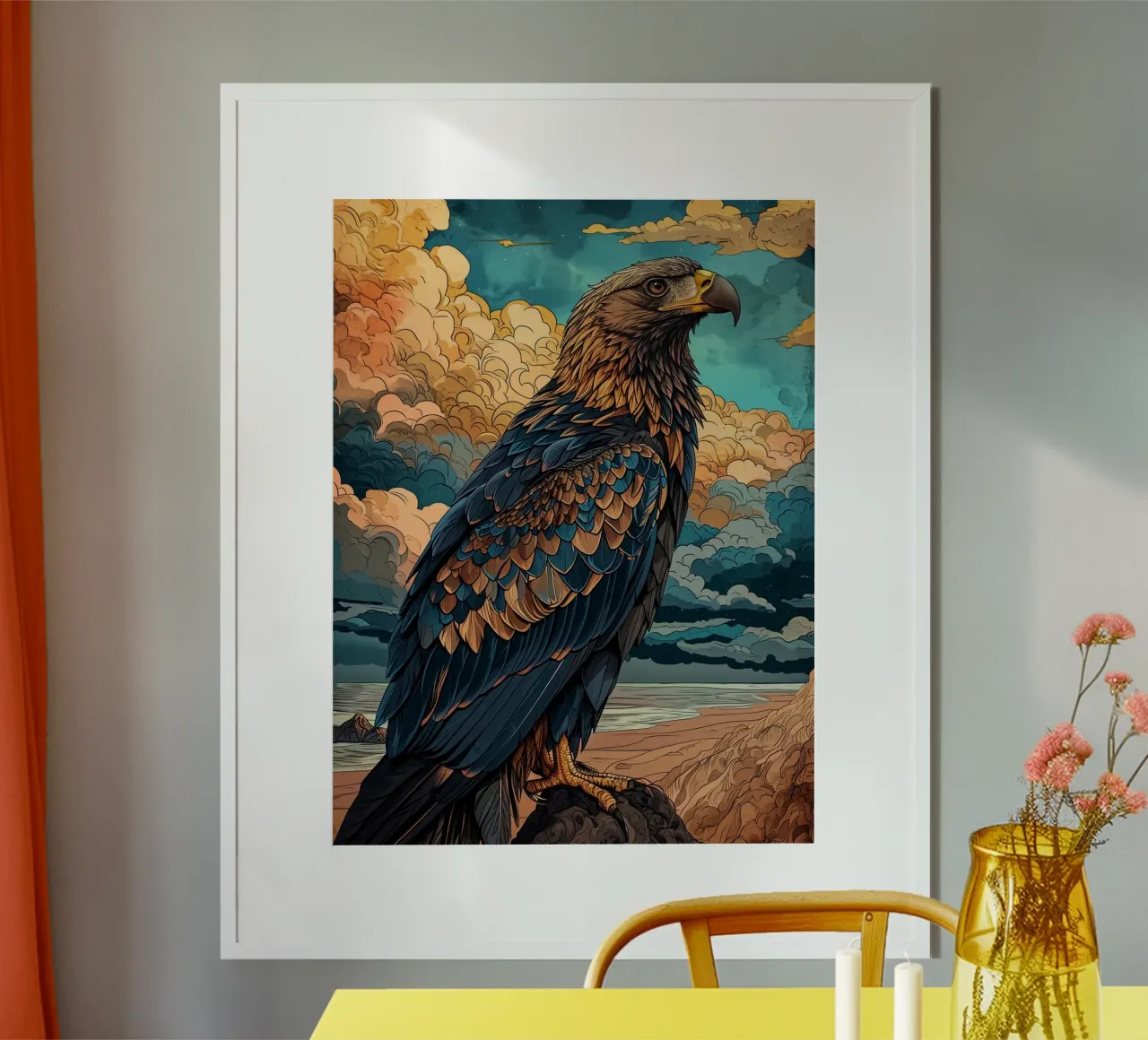Eagle Modern poster van Mateo