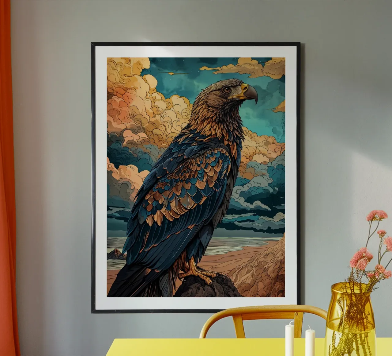 Eagle Modern poster van Mateo