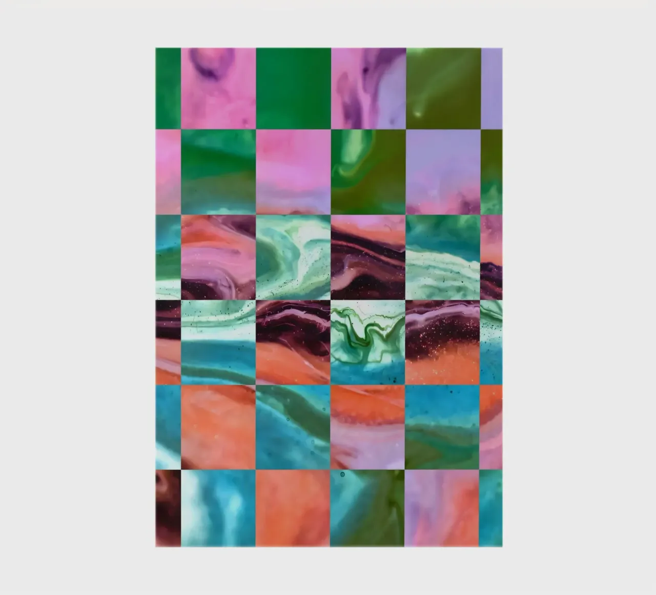 Mood Waves Fluid Checkerboard notebook by 83oranges