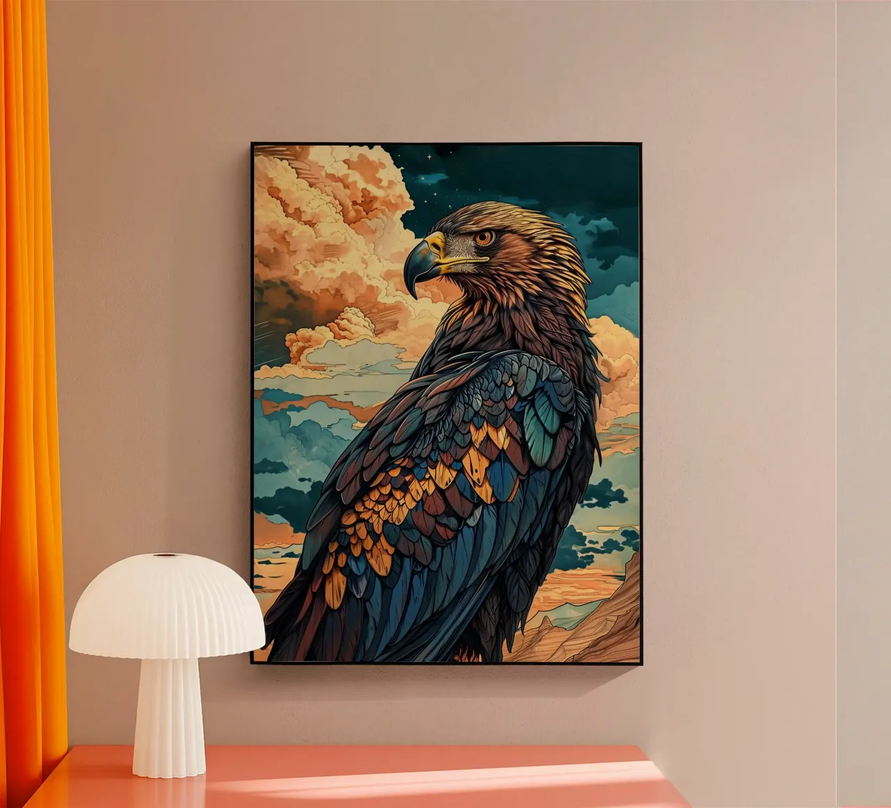 Eagle Modern 3 acrylic glass by Mateo