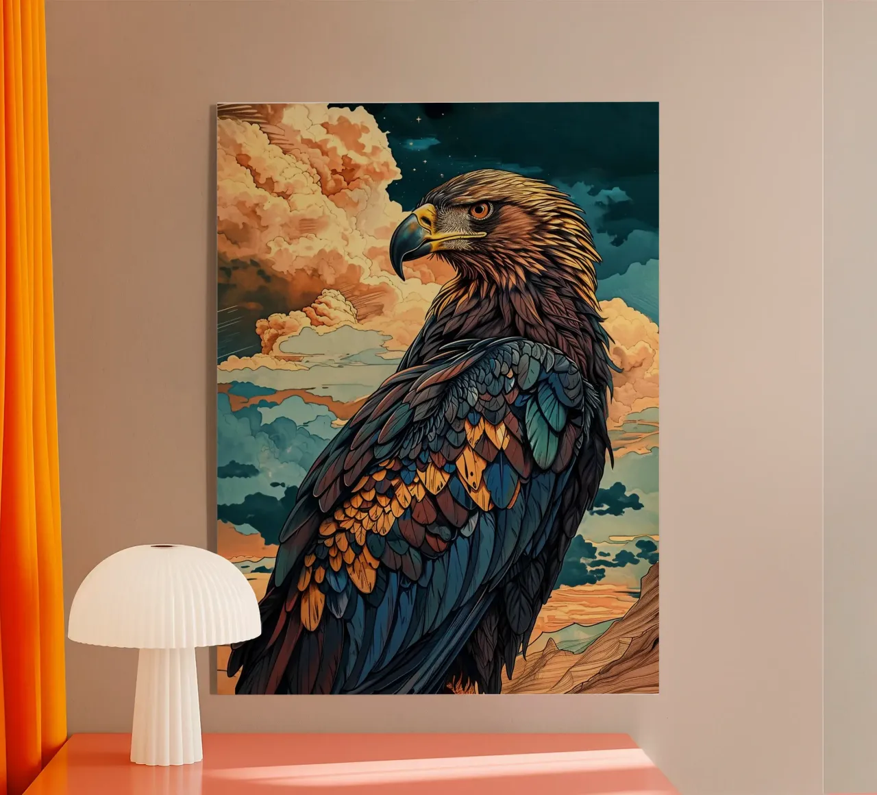 Eagle Modern 3 acrylic glass by Mateo