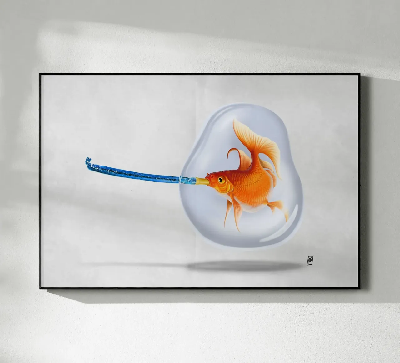 Popper (Wordless) plexiglass da Rob Art | Illustration