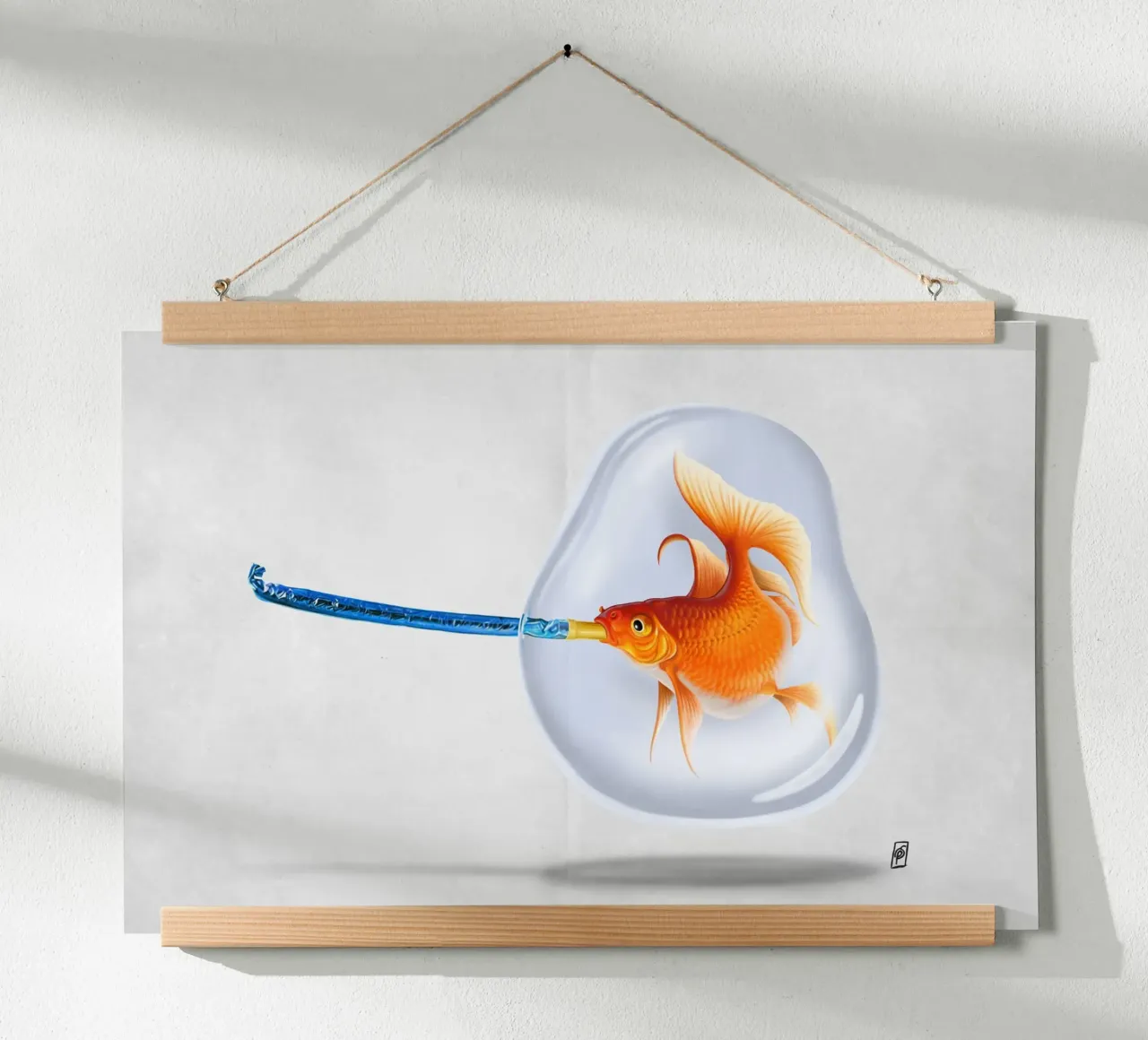Popper (Wordless) carta hahnemühle da Rob Art | Illustration
