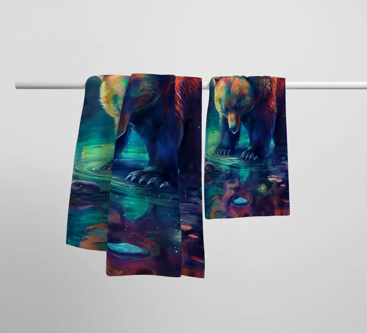 Bear Colorful asciugamano da bagno da Mateo