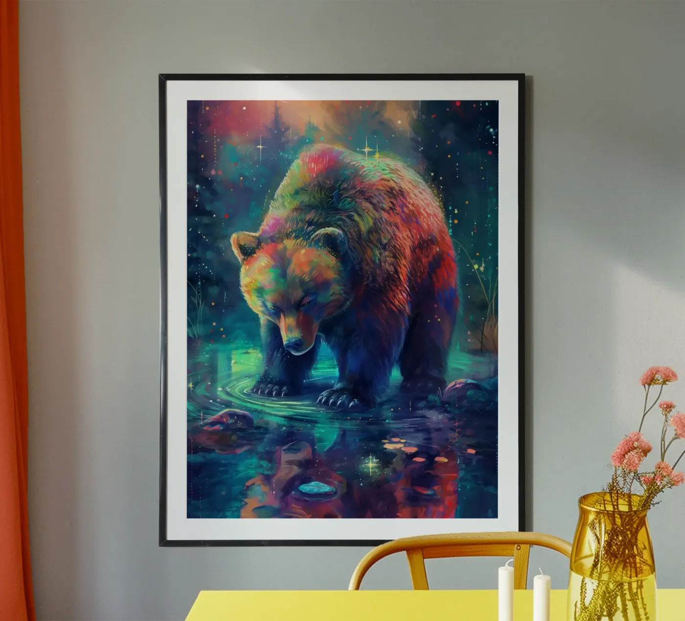 Bear Colorful poster da Mateo