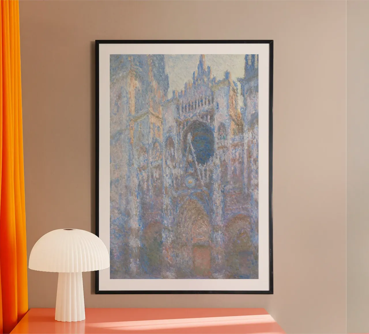 Claude Monet - Cattedrale di Rouen, facciata ovest poster da Timeless Artworks