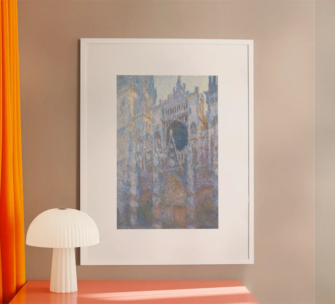 Claude Monet - Cattedrale di Rouen, facciata ovest poster da Timeless Artworks