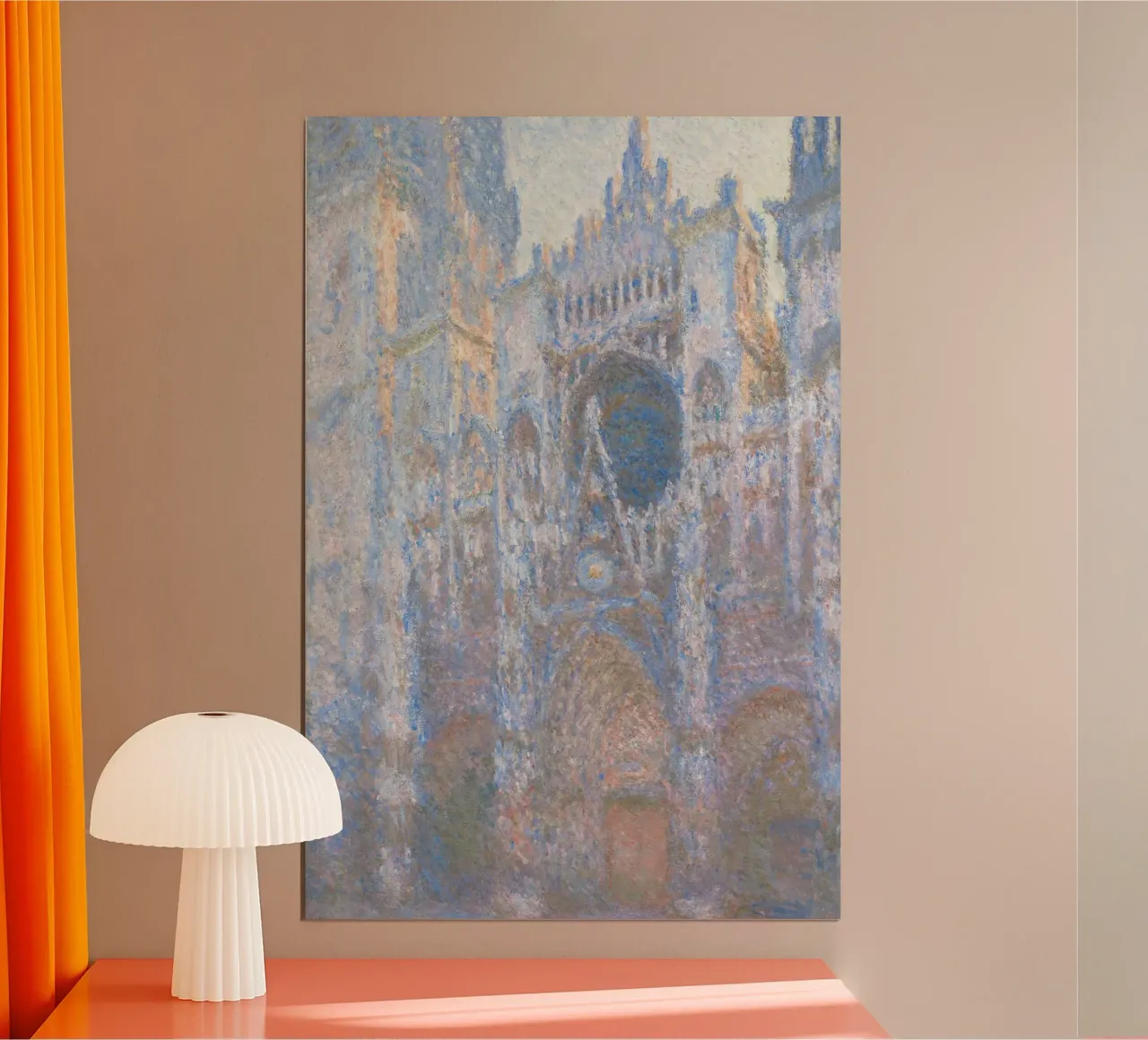Claude Monet - Cattedrale di Rouen, facciata ovest poster da Timeless Artworks
