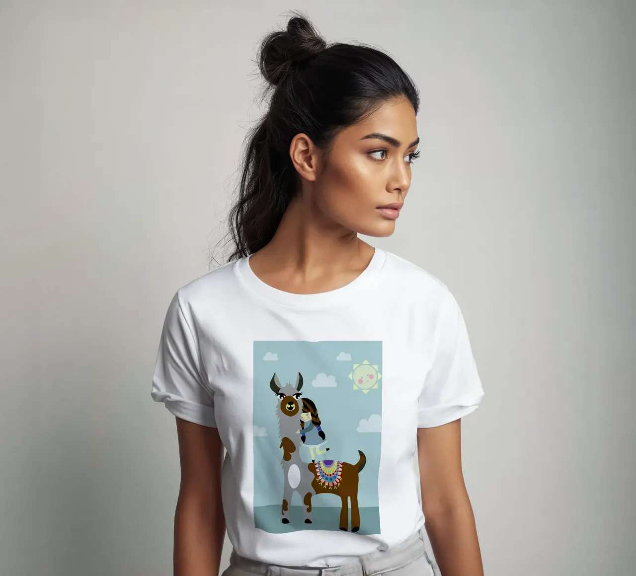 Alpaka 4 t-shirt da Sabrina Ziegenhorn