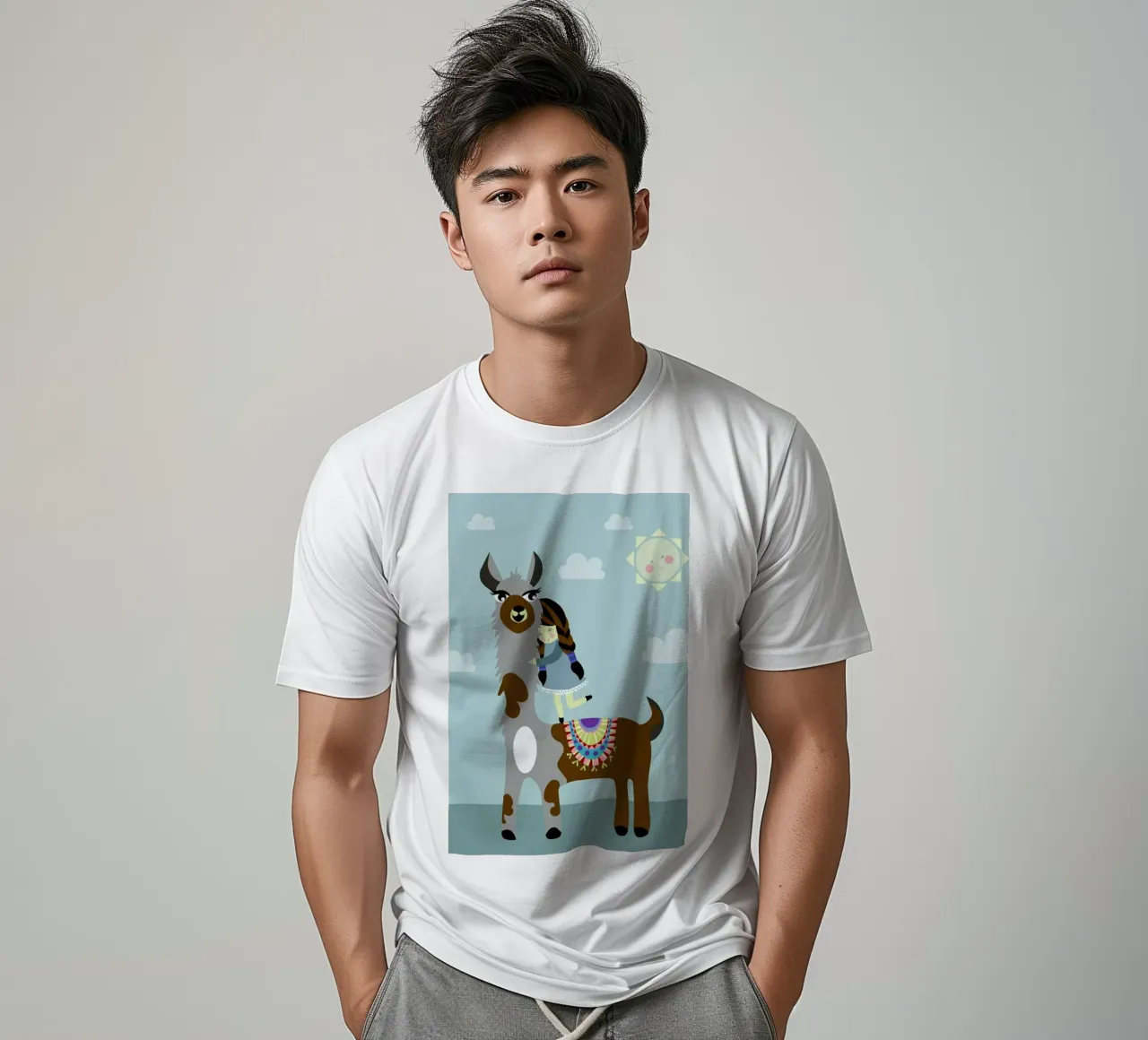 Alpaka 4 t-shirt da Sabrina Ziegenhorn