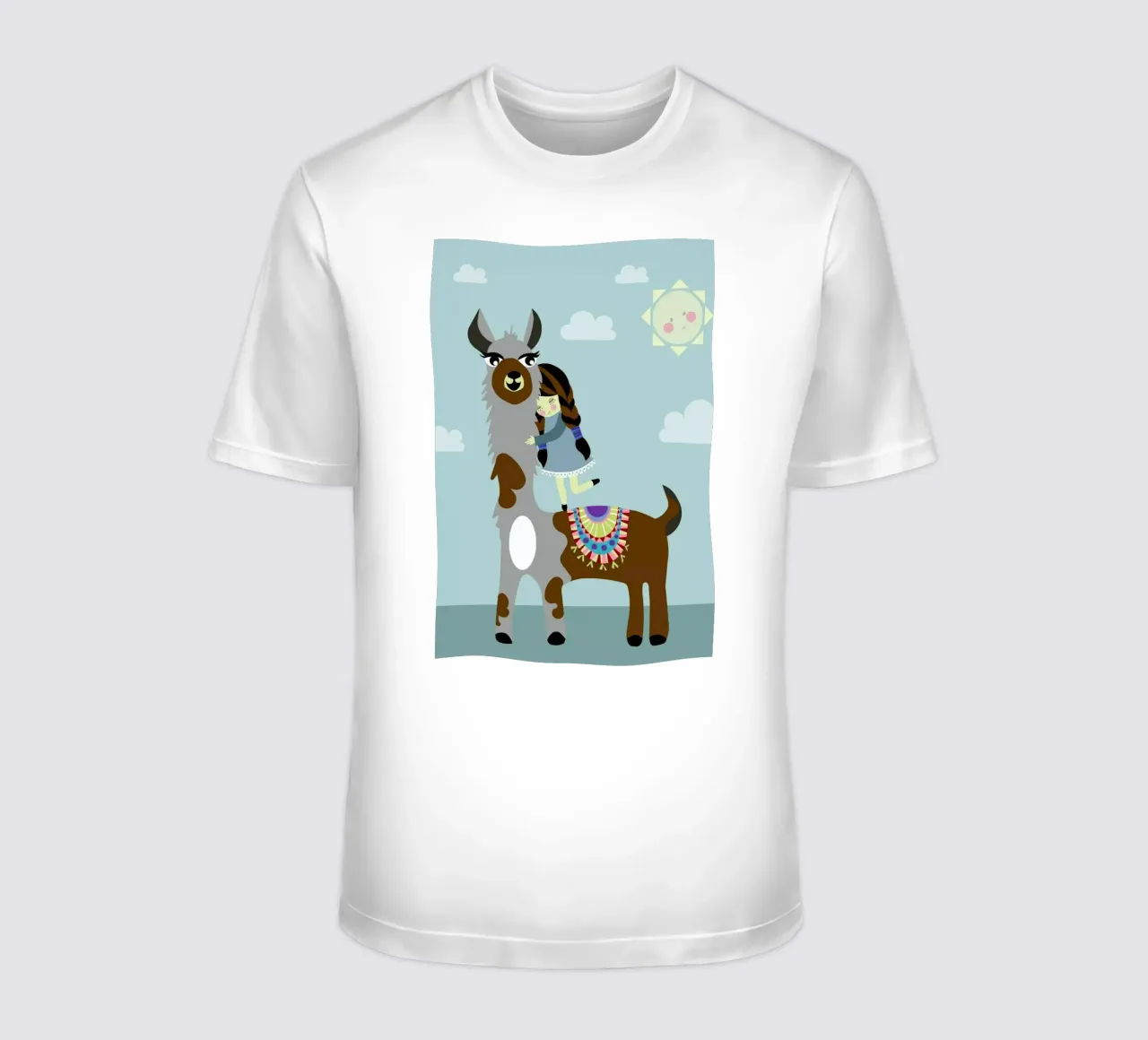 Alpaka 4 t-shirt da Sabrina Ziegenhorn