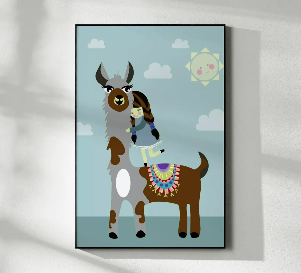 Alpaka 4 plexiglass da Sabrina Ziegenhorn