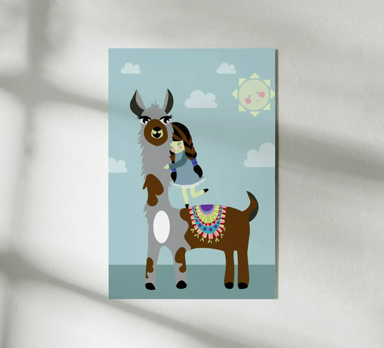 Alpaka 4 plexiglass da Sabrina Ziegenhorn