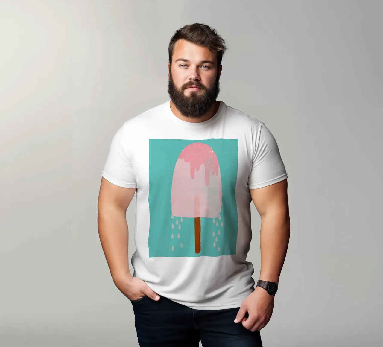 Ice Cream Strawberry t-shirt da treechild