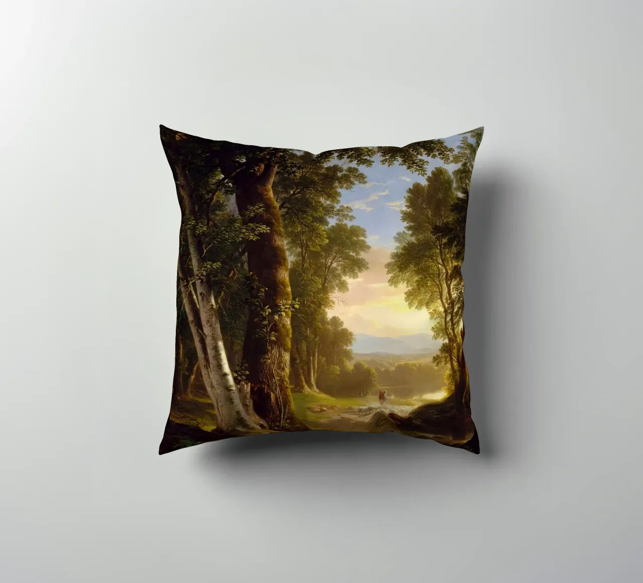 Asher Brown Durand - I faggi cuscino da Timeless Artworks