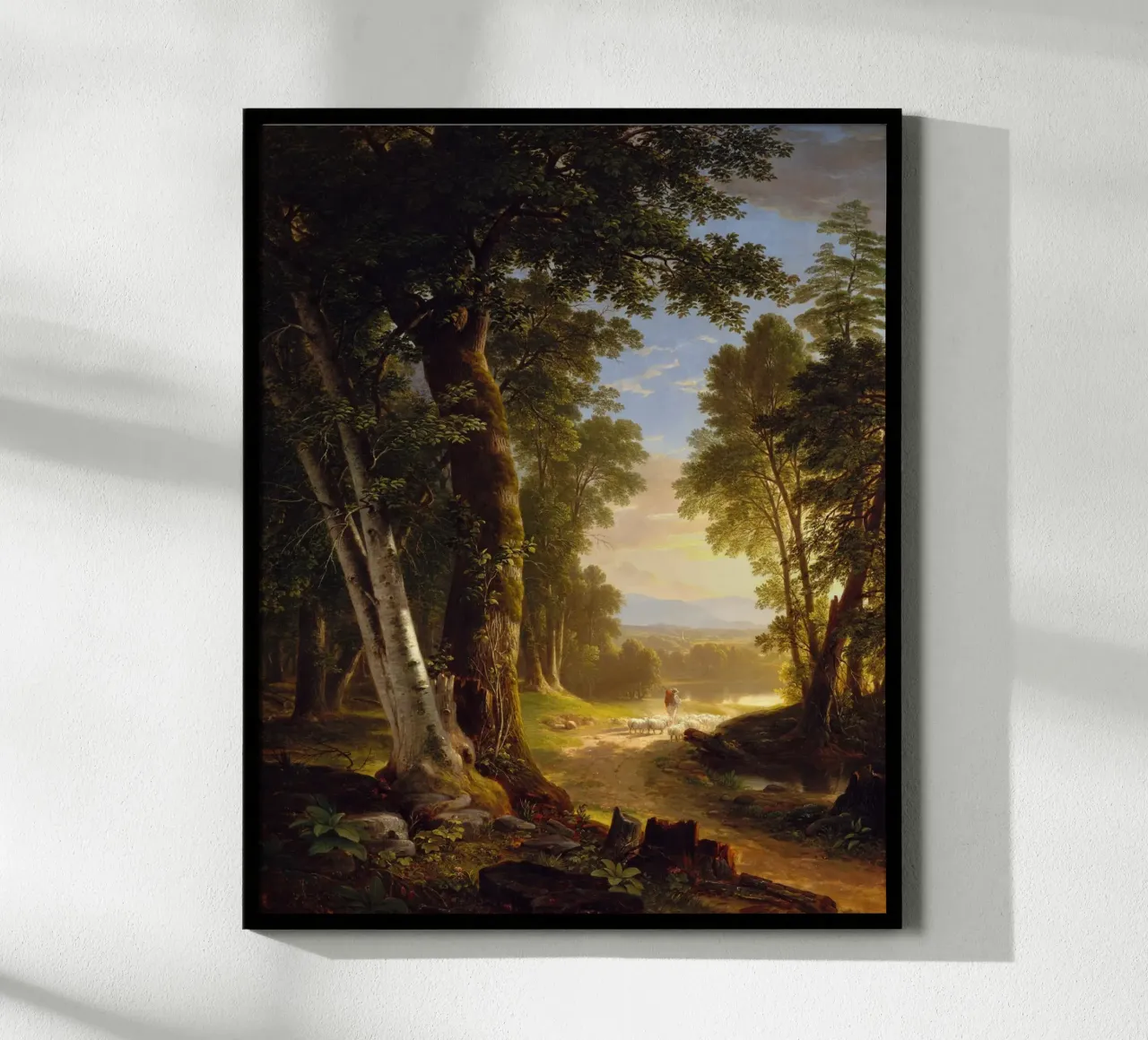 Asher Brown Durand - I faggi carta hahnemühle da Timeless Artworks