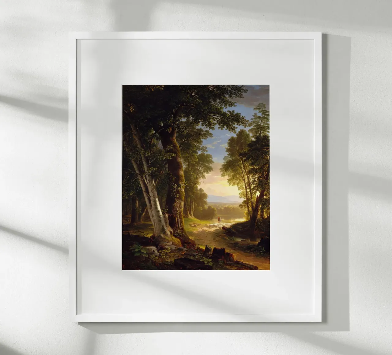 Asher Brown Durand - I faggi carta hahnemühle da Timeless Artworks