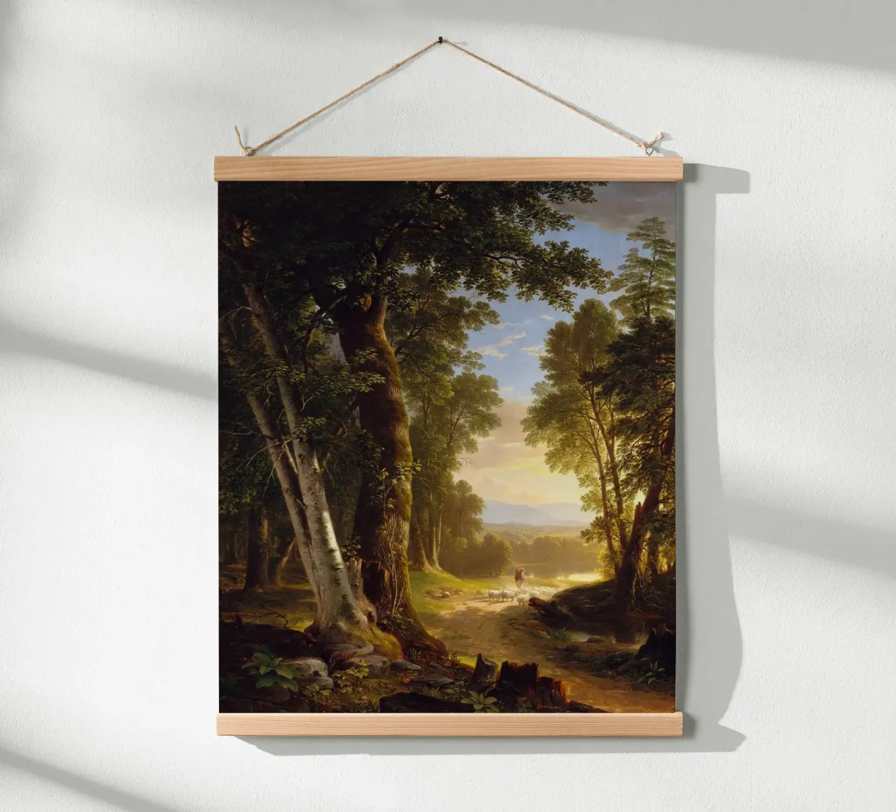 Asher Brown Durand - I faggi carta hahnemühle da Timeless Artworks